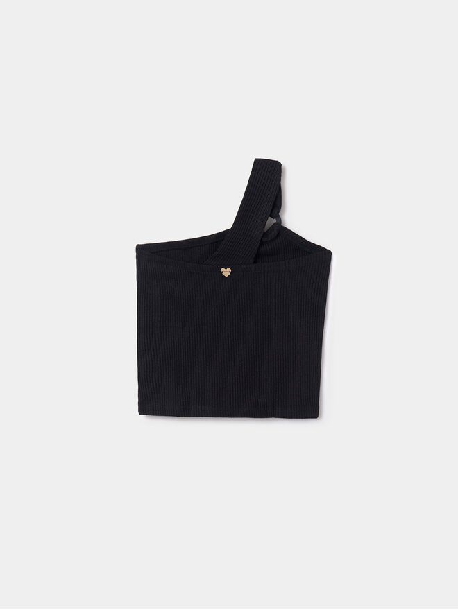 Mayoral Mayoral Топ 6017 Чорний Slim Fit