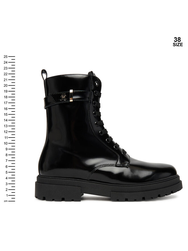 Tommy Hilfiger Черевики туристичні Tommy Hilfiger Lace-Up Bootie T4A5-34028-1453 D Чорний