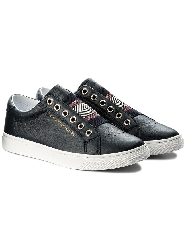 Tommy Hilfiger Sneakers aus Stoff Tommy Hilfiger Venus 8 FW0FW02828 Dunkelblau