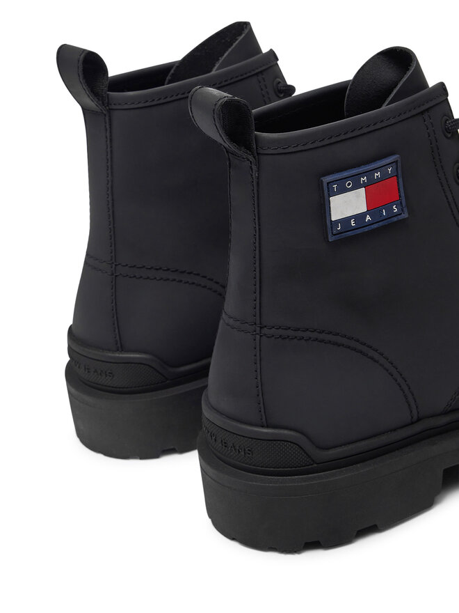 Tommy Jeans Schnürstiefeletten Tommy Jeans EM0EM01447 Schwarz