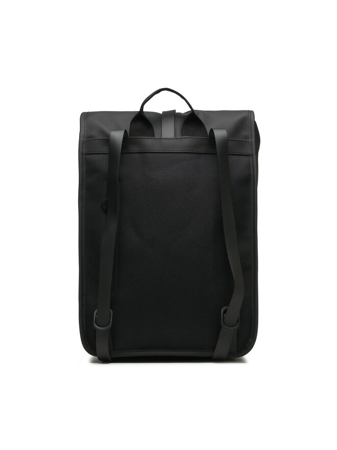 Rains Σακίδιο Rains Rolltop Rucksack Mini W3 13330 Μαύρο