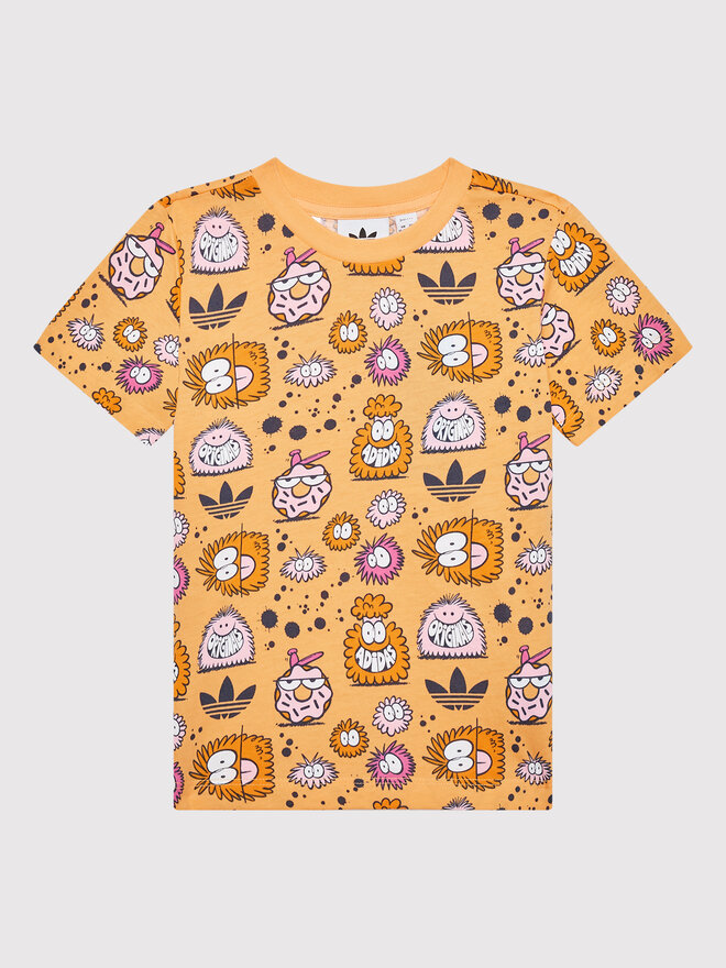 adidas adidas T-Shirt KEVIN LYONS HC1987 Orange Regular Fit