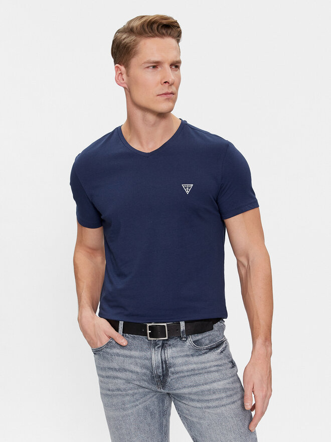 Guess Guess Σετ 2 T-Shirts Caleb U97G03 KCD31 Σκούρο μπλε Regular Fit
