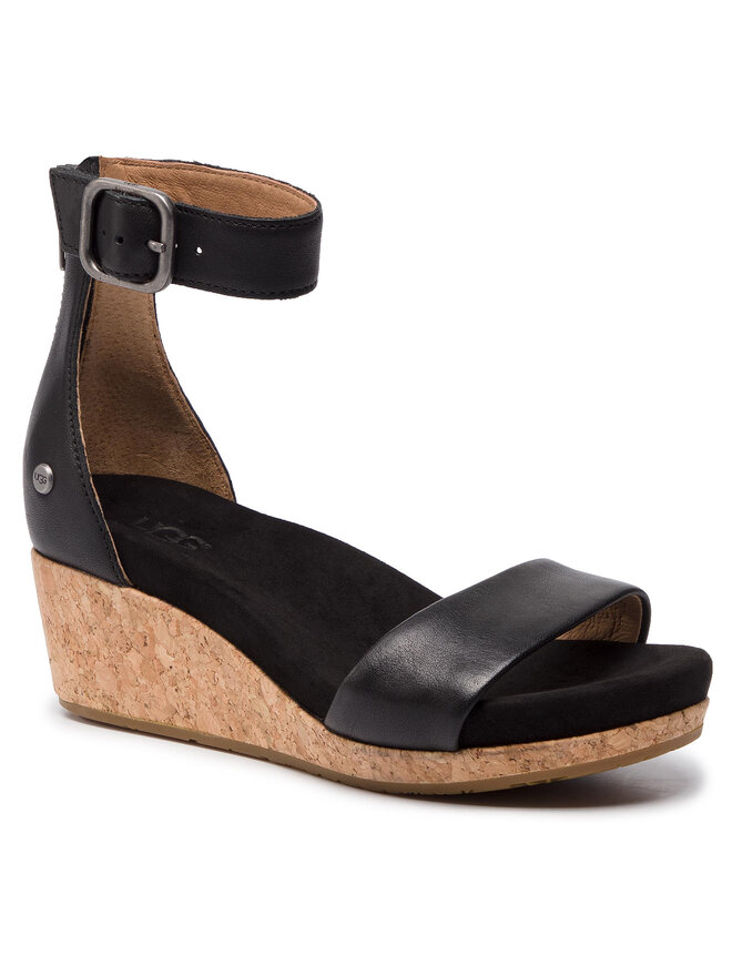 Sandalen Ugg W Zoe II 1102674 Schwarz eschuhe