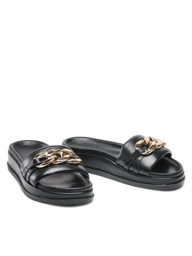 Dune London Şlapi Dune London Leon 484 0079510780002 Negru