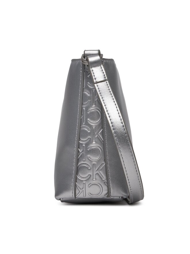 Calvin Klein Borsetta Calvin Klein Ck Must Crossbody Md_ Emb K60K611359 Argento