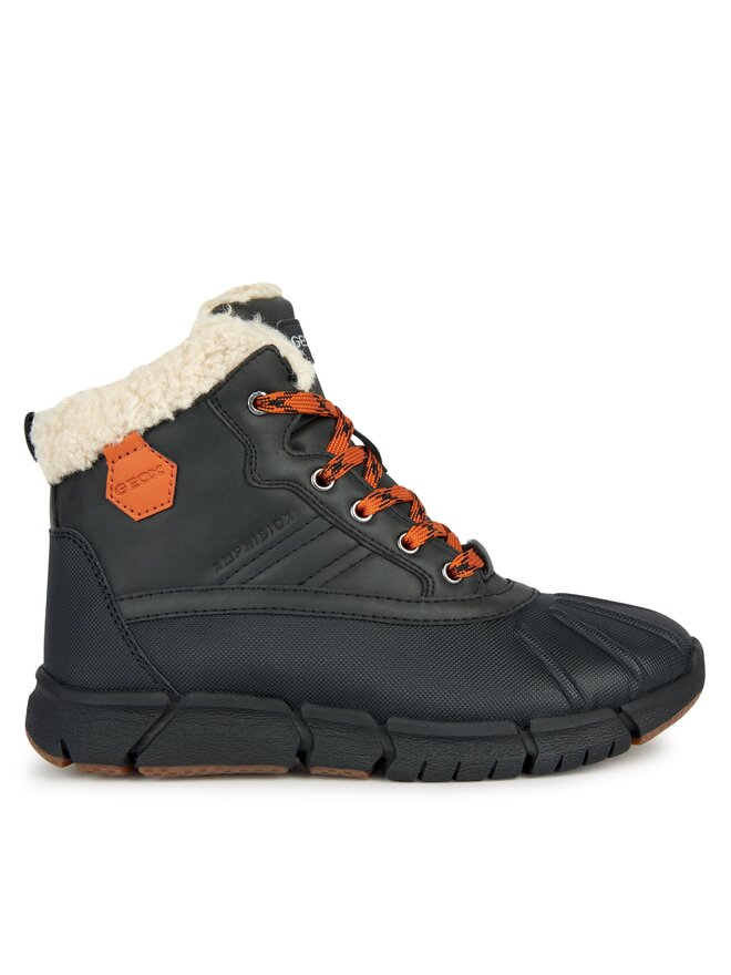 Geox Kozačky Geox J Flexyper Boy B Abx J269XE 0ME50 C0038 S Černá