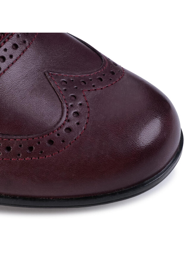 Richelieus Derbies Clarks Hamble Oak 261463014 Bordeaux chaussures