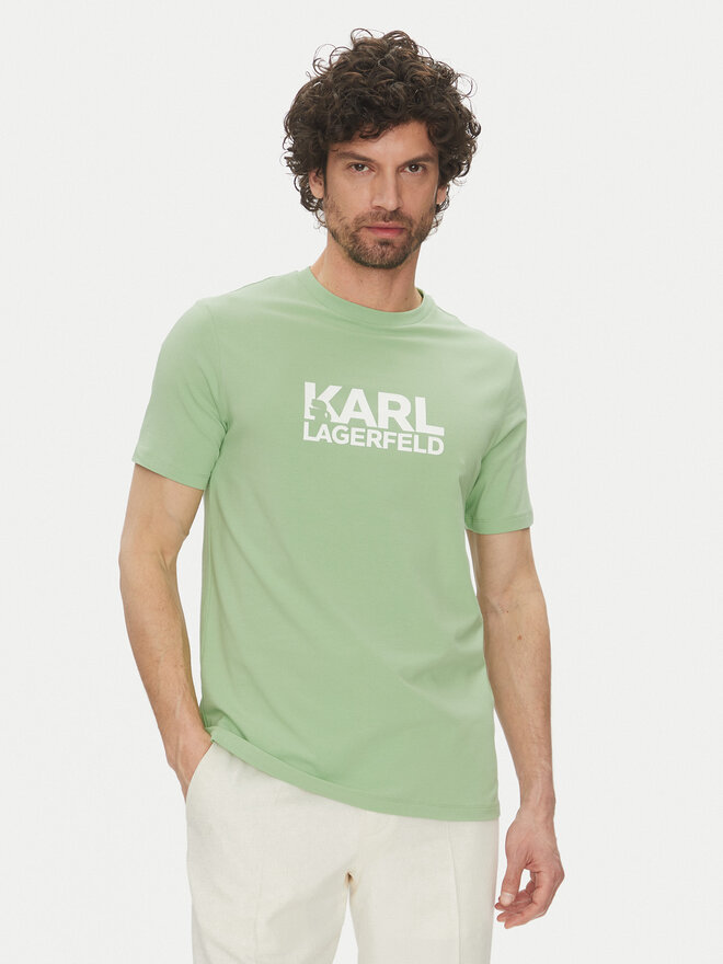 KARL LAGERFELD KARL LAGERFELD Camiseta 755087 552235 Verde Regular Fit