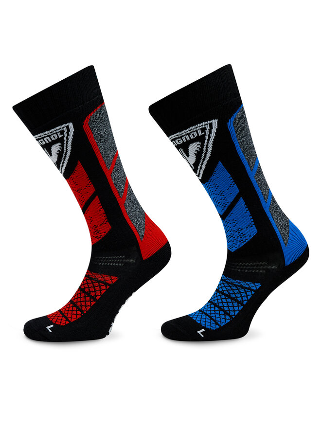 Rossignol Zestaw 2 par skarpet narciarskich Rossignol Thermotech 2P RLMMX04 Czarny