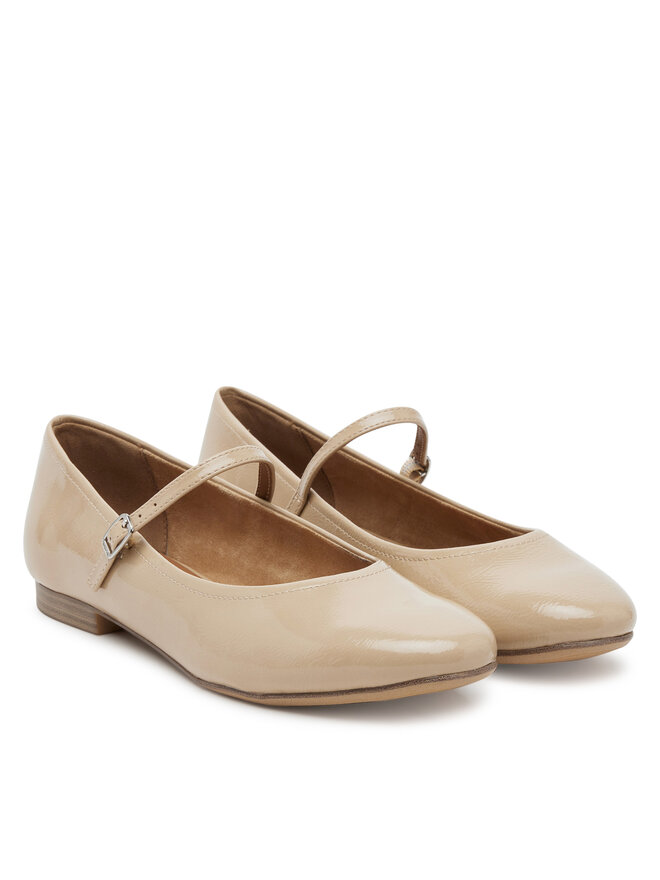 Tamaris Baleriny Tamaris 1-22122-42 Beżowy