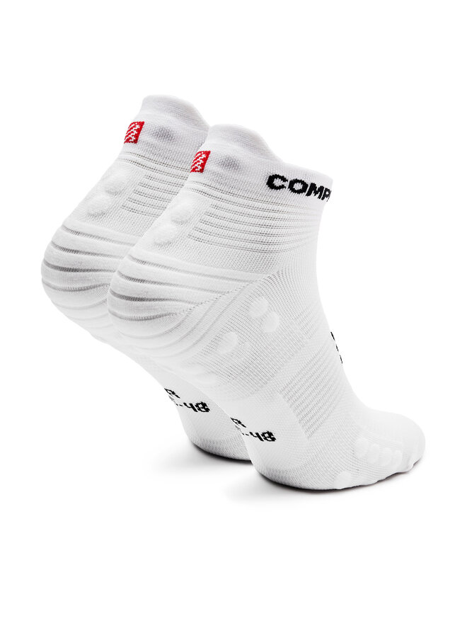 Compressport Skarpety Niskie Unisex Compressport Pro Racing Socks V4.0 Run Low XU00047B Biały