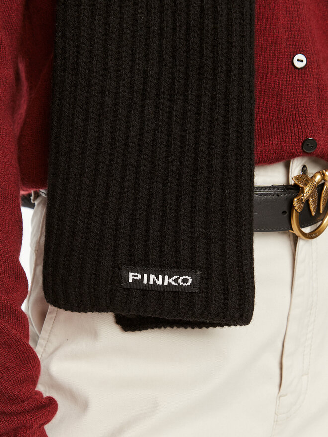 PINKO Зимен шал Pinko TALPA 104490 A1CH Черен