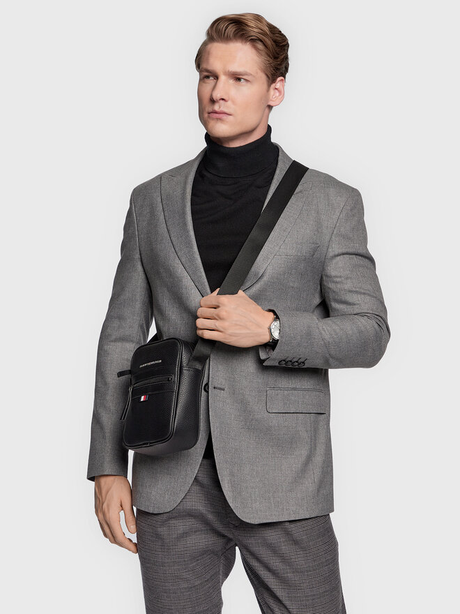Tommy Hilfiger Válltáska Tommy Hilfiger Essential Pu Mini Reporter AM0AM09504 Fekete