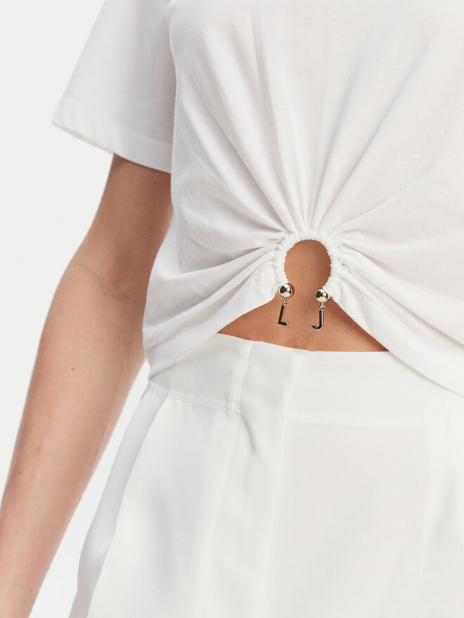 Liu Jo Liu Jo Camiseta WA5139 JS923 Blanco Regular Fit