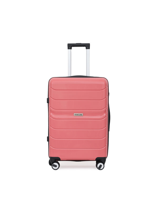 Semi Line Mittlerer Koffer Semi Line T5615-2 Rosa