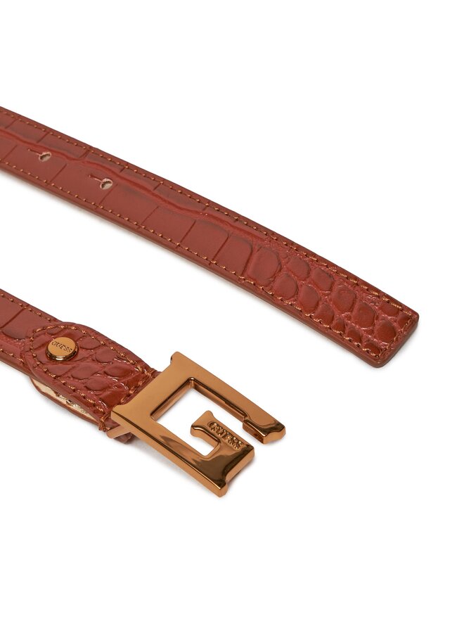 Guess Dámsky opasok Guess Sestri (CX) Belts BW9067 P4120 Hnedá