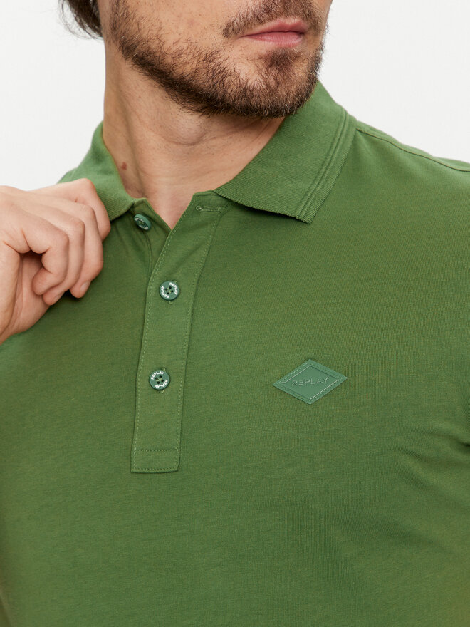 REPLAY Replay Poloshirt M6548.000.23070 Grün Regular Fit