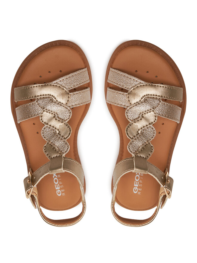 Geox Sandalen Geox J Sandal Karly Girl J4535H 0NFQD C2010 M Goldfarben