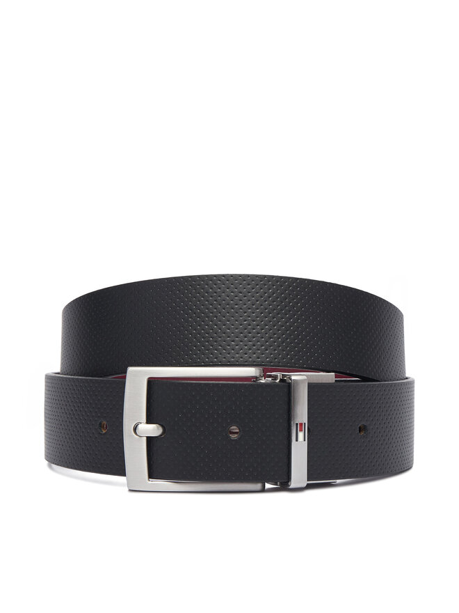 Tommy Hilfiger Gürtel Tommy Hilfiger Adan Rev 3.5 Pebble AM0AM14566 Schwarz