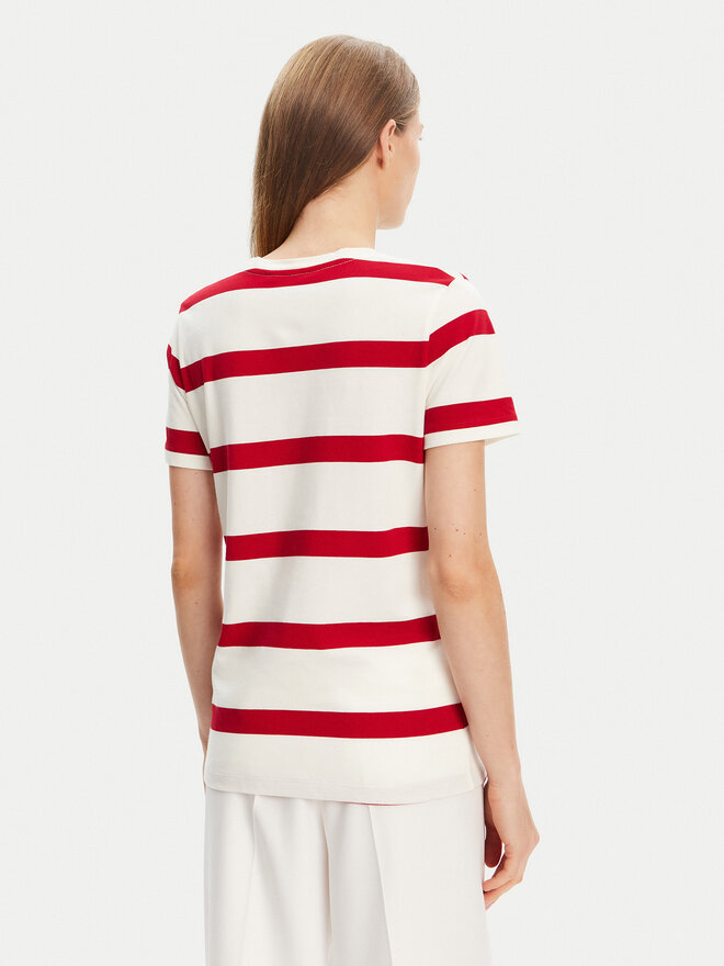 Tommy Hilfiger Tommy Hilfiger Футболка Script WW0WW45746 Écru Regular Fit