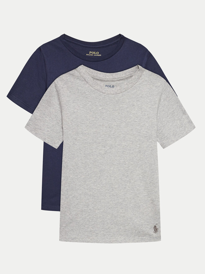 Polo Ralph Lauren Polo Ralph Lauren Σετ 2 T-Shirts 9P5006 Σκούρο μπλε Regular Fit