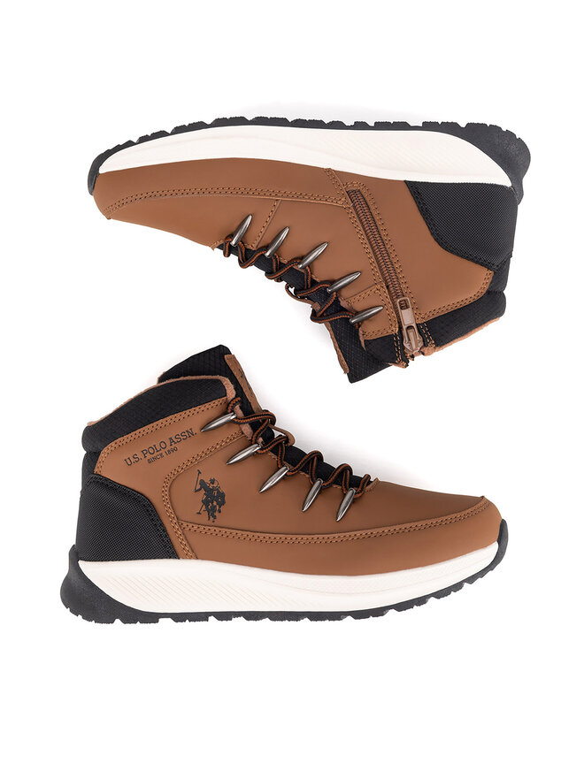 U.S. Polo Assn. Зимни обувки U.S. Polo Assn. LUKAS001K/DYT1 Кафяв