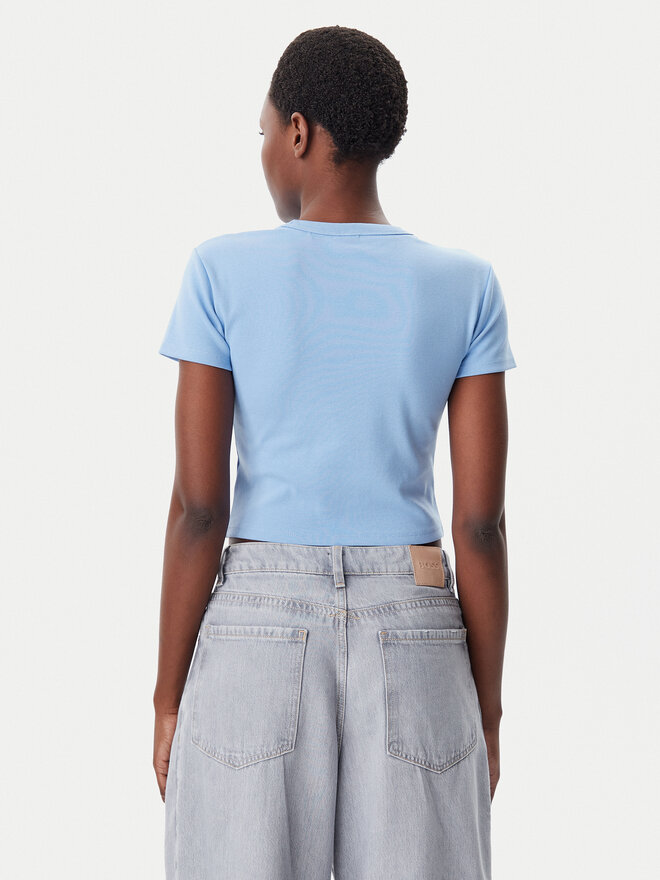 HUGO HUGO Футболка Delanor 50512000 Голубий Slim Fit