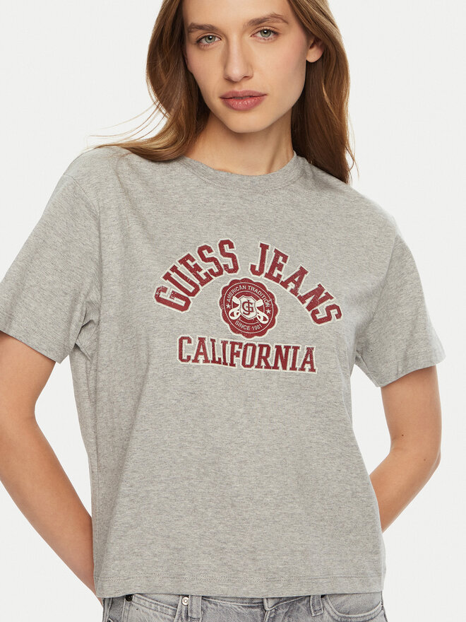 Guess Jeans Guess Jeans T-Shirt W5RI43 K8HM0 Grau Regular Fit