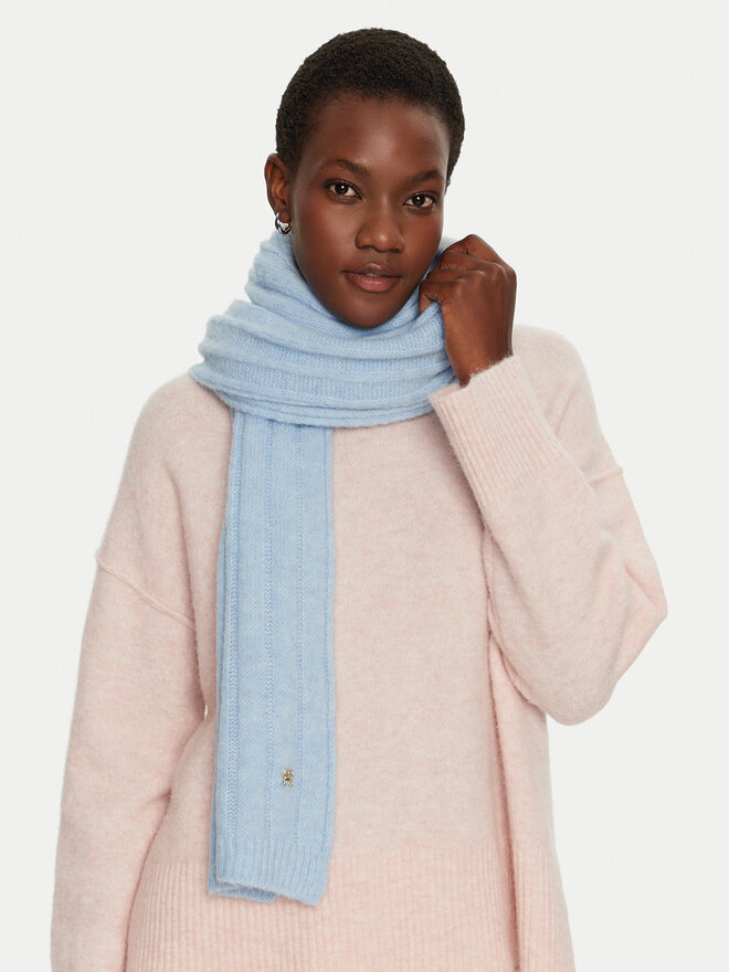 Tommy Hilfiger Κασκόλ Tommy Hilfiger Timeless AW0AW16655 Μπλε