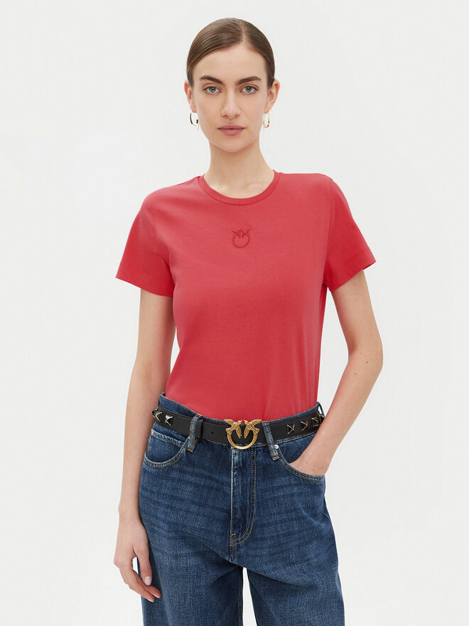 PINKO PINKO T-Shirt 100355 A2HN Rot Regular Fit