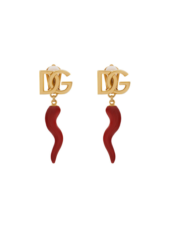 Dolce&Gabbana Klipsy Dolce&Gabbana WEQ6C4 W1111 Czerwony