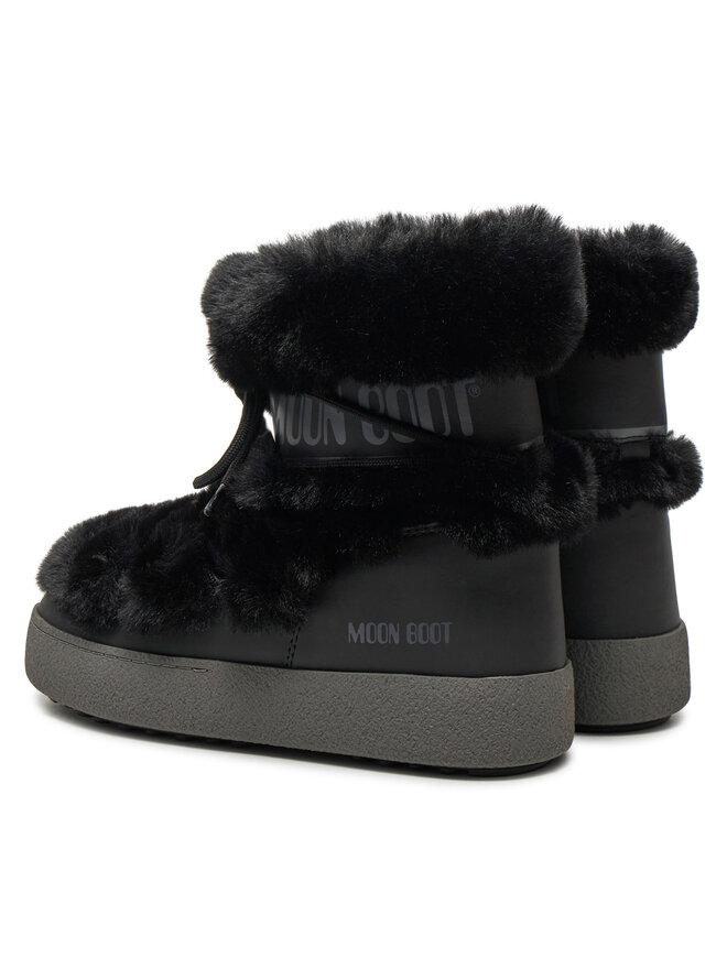 Moon Boot Śniegowce Moon Boot Ltrack Tube Faux-Fur 80D2450130 Czarny