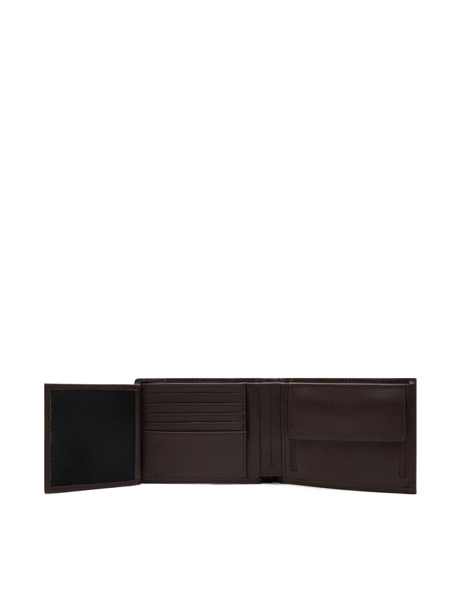 Calvin Klein Portfel męski Calvin Klein Ck Premium Trifold 10Cc W/Coin K50K512849 Brązowy