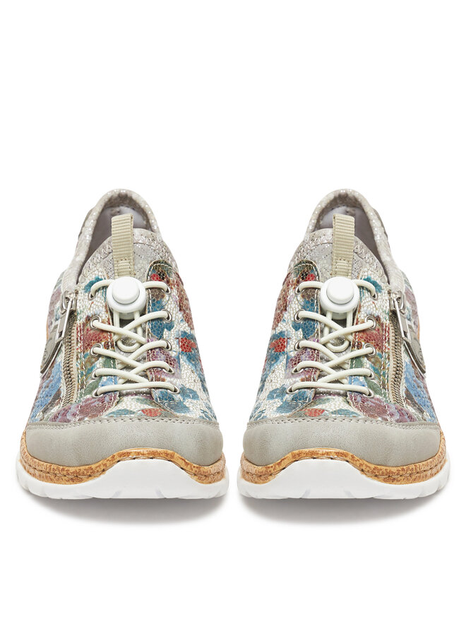 Rieker Sneakersy Rieker N42V1-40 Sivá