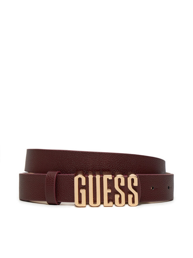Guess Cinturón para mujer Guess BW9114 P4225 Guinda/burdeos