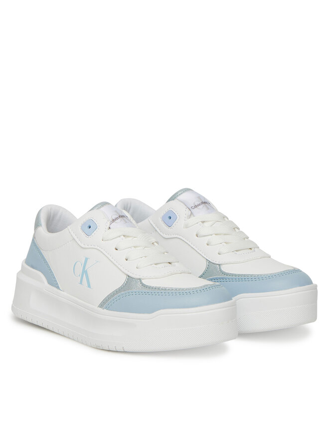 Calvin Klein Jeans Αθλητικά Calvin Klein Jeans Low Cut Lace-Up V3A9-82020-1355 Λευκό