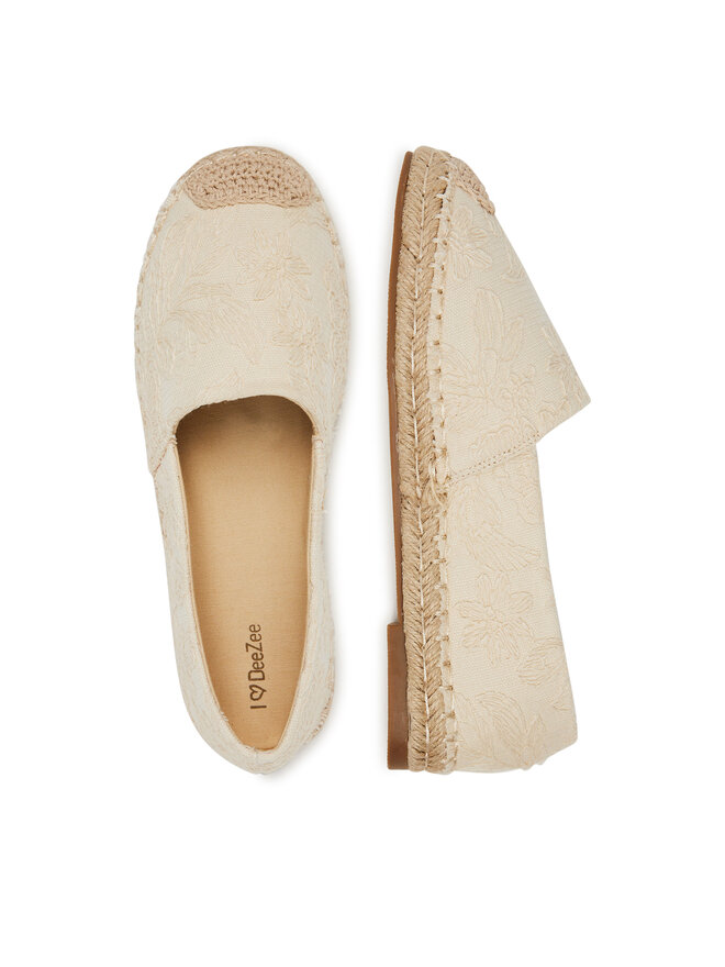 DeeZee Espadrilles DeeZee Q124-2 Beige