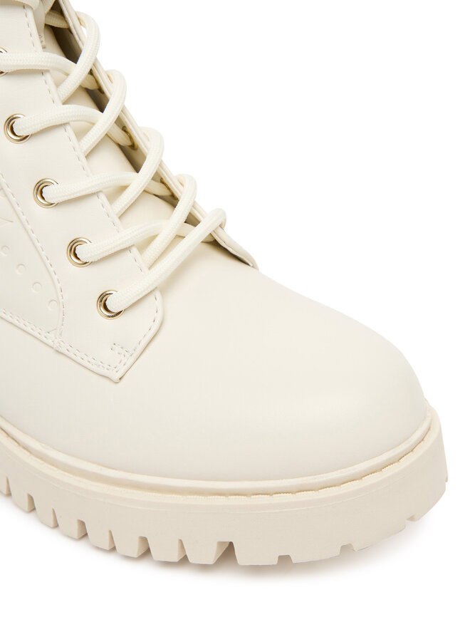 Guess Schnürstiefeletten Guess FLTORA FAL10 Écru