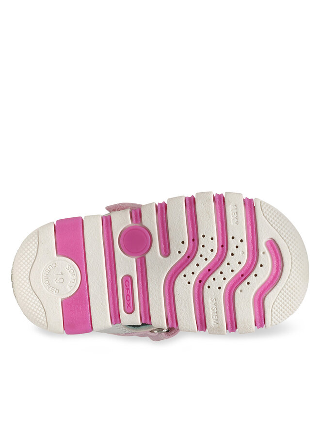 Geox Sandále Geox B Sandal Iupidoo B5517C 0BC14 C0563 Biela