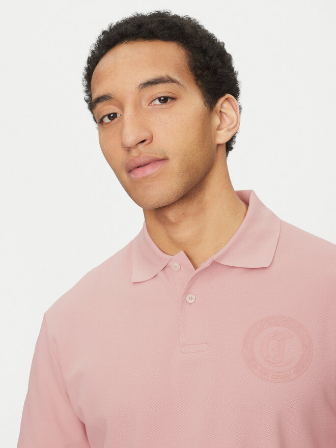 Just Cavalli Just Cavalli Poloshirt 78OAGT01 Rosa Regular Fit