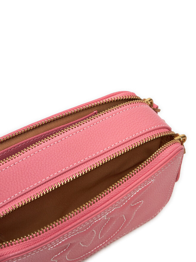 PINKO Táska Pinko Pelle Bottalata 103799 Rózsaszín