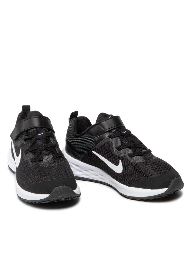Nike Взуття для бігу Nike Revolution 6 Nn (PSV) DD1095 003 Чорний