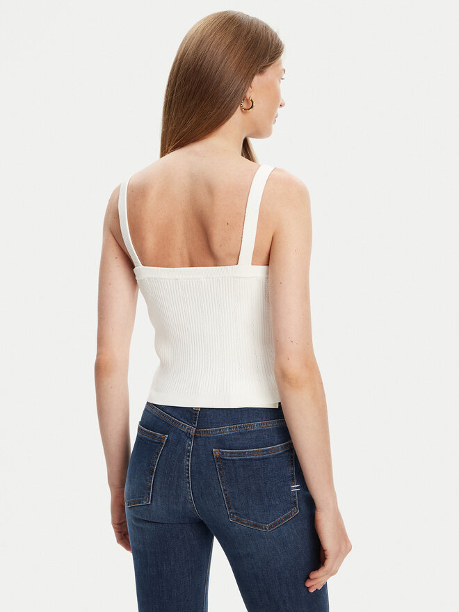 Guess Guess Felső W5YR10 Z0130 Fehér Regular Fit