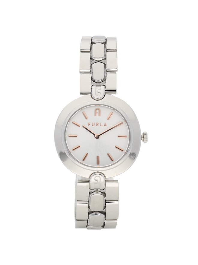 Furla Zegarek Furla Logo Links WW00002-MT0000-Y3000-1-003-20-CN-W Srebrny