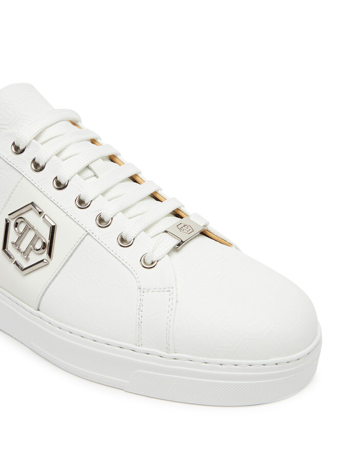 PHILIPP PLEIN Снікерcи PHILIPP PLEIN PAES USC0768 PLE005N01 Білий