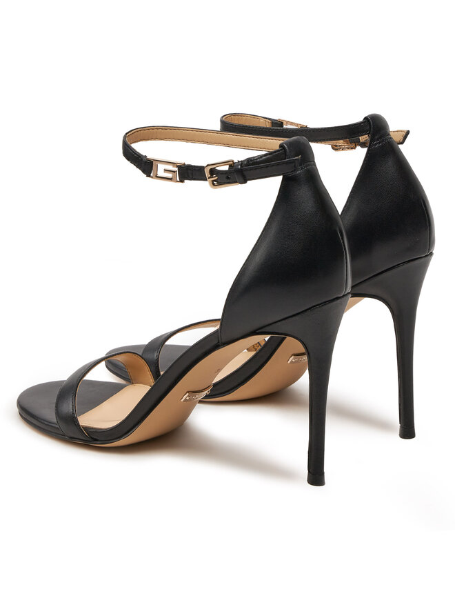 Guess Сандали Guess Kabail FL8KIL LEA03 Черен