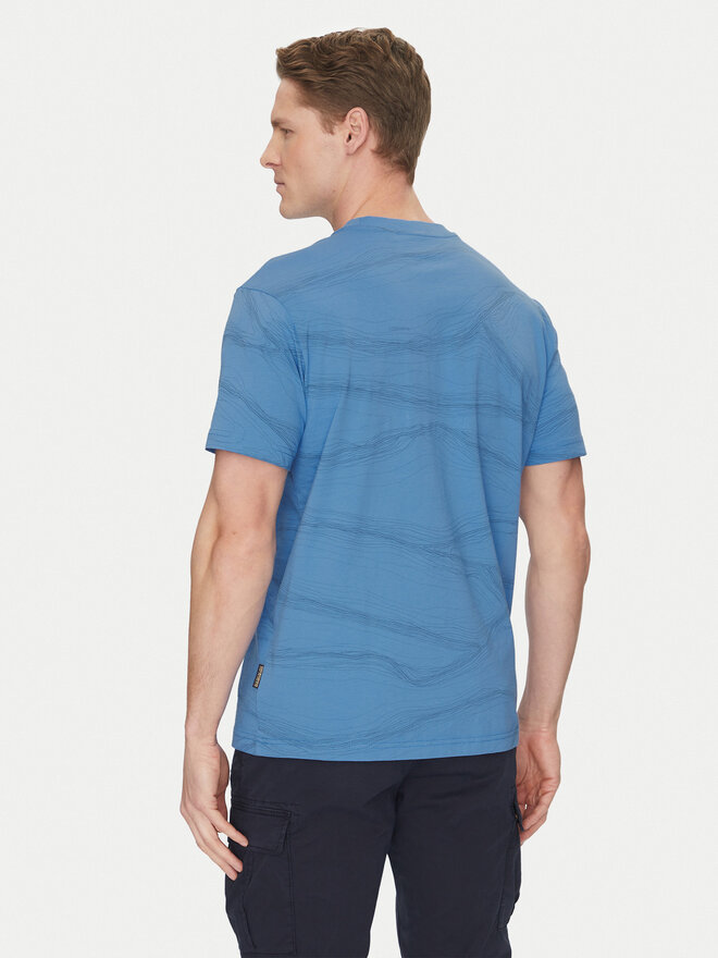 Napapijri Napapijri Camiseta B-Cellini NP0A4ILS Azul Regular Fit