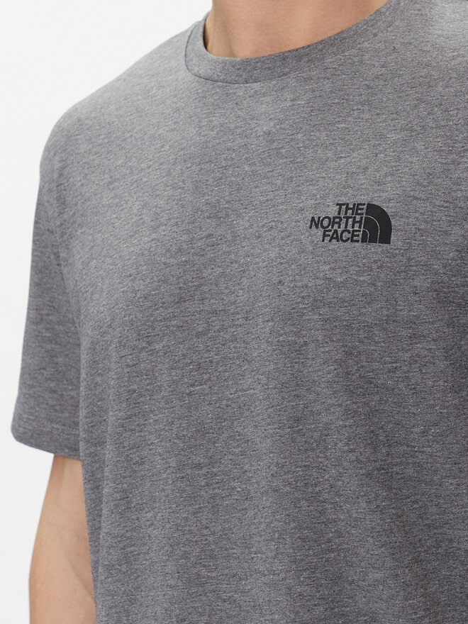 The North Face The North Face Marškinėliai Simple Dome NF0A87NG Pilka Regular Fit