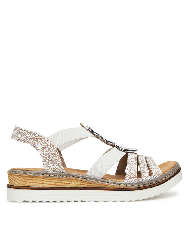 Rieker Sandale Rieker 679L4-80 Alb